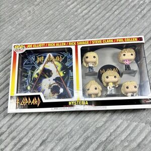 New Funko Pop! 2022 Def Leppard Hysteria Album Deluxe Vinyl 5 Figures Limited Ed